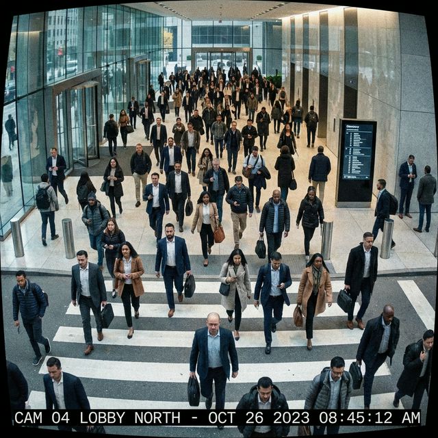 CCTV Crowd Simulation